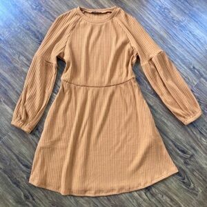 Women's Long Sleeve Brown Dress Size Medium